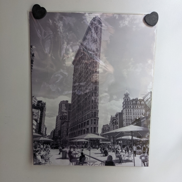 11x14 NYC Black & White Print, Manhattan Flatiron - Picture 5 of 5